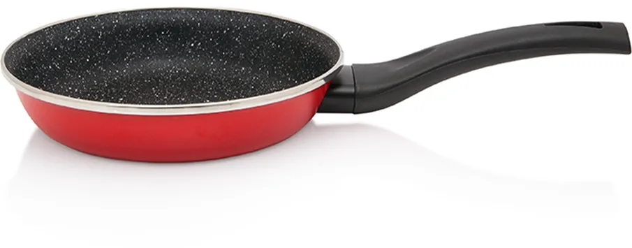 Metalac Tigaie 1l Granit Induction rosu Metalac email/20cm/1l