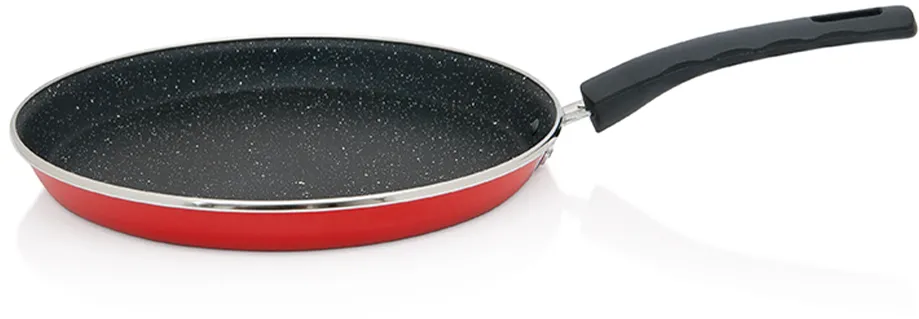 Metalac Tigaie clatite 1l Granit Induction rosu Metalac email/25cm/1l