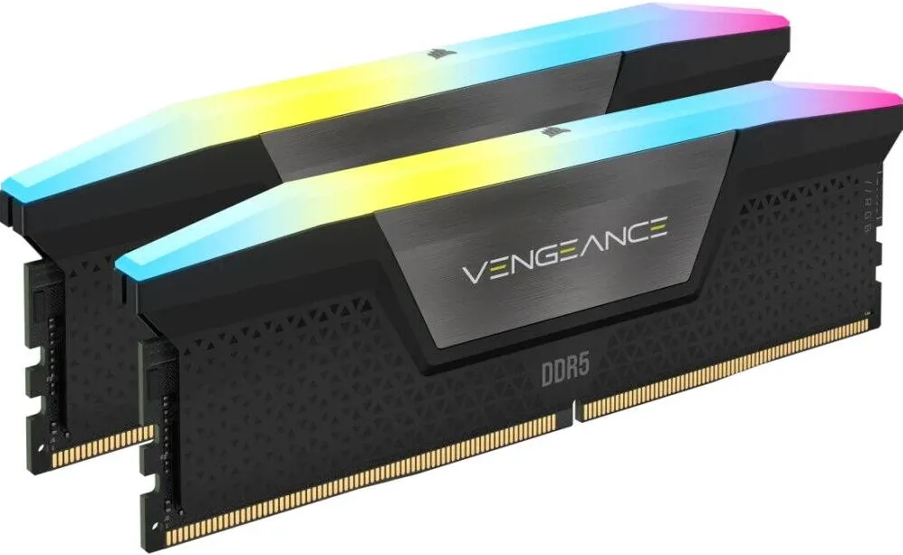 Memorie RAM Corsair Vengeance RGB 16GB(2x8GB) DDR5-5200MHz Black