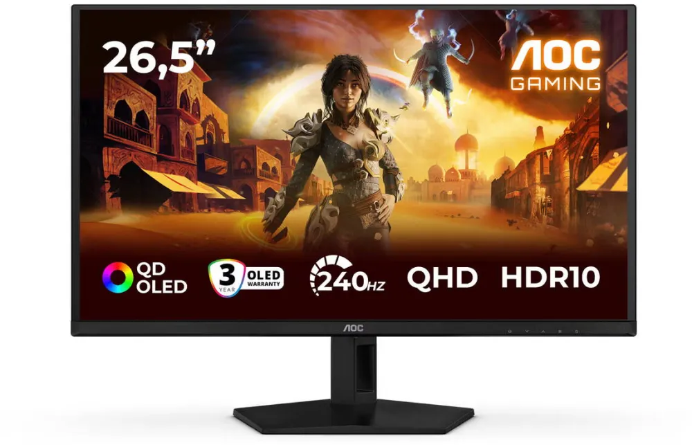 Monitor AOC AOC Gaming Q27G41ZDF 27", 2560x1440/0.03ms/400cd/m², HDMI, DisplayPort, Headphone Out