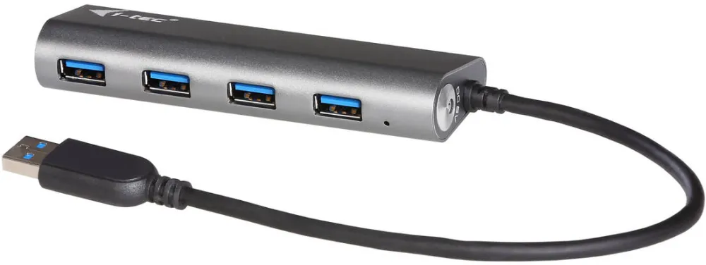 Controller server iTec USB 3.0 Metal HUB incarcare cu 4 Porturi si sursa alimentare, 4x USB 3.0