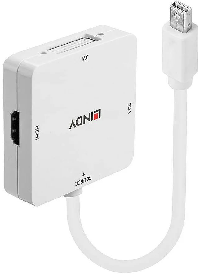 Adaptor Lindy Mini-DisplayPort an HDMI 4K30/DVI/VGA