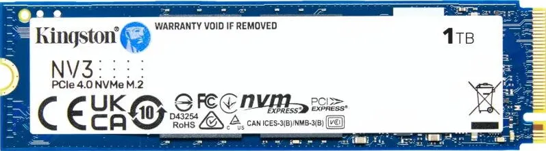 SSD Kingston NV3 1TB PCI Express 4.0 x4 M.2 2280