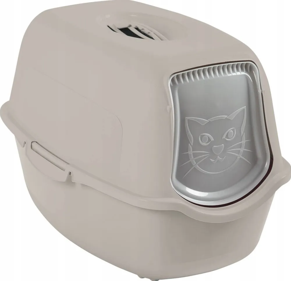 rotho Bailey Hooded litter box beige