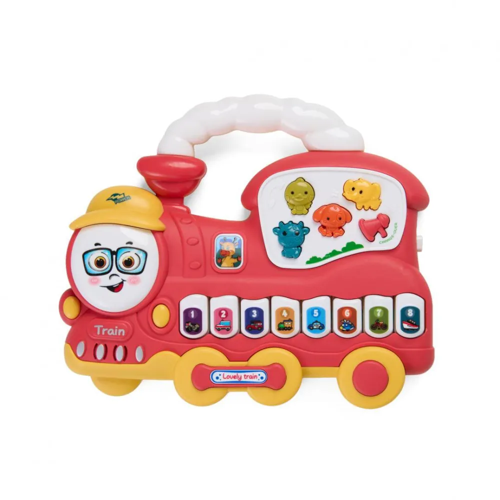 MomKi JUCARIE TRENULET, LUMINI SI SUNETE, ROSU