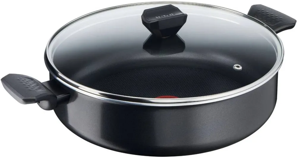TEFAL Cratita adanca cu capac Tefal Simply Clean, Thermo-Signal, invelis antiaderent din titan, 28 cm