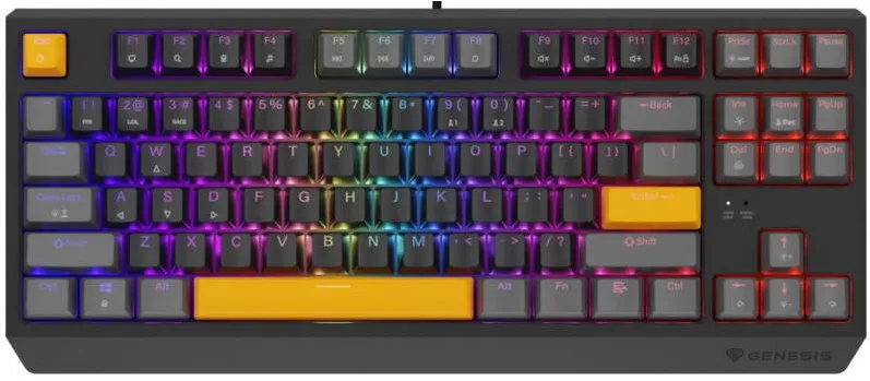 Tastatura Genesis Gaming THOR 230 TKL RGB Outemu Red Switch Mecanica