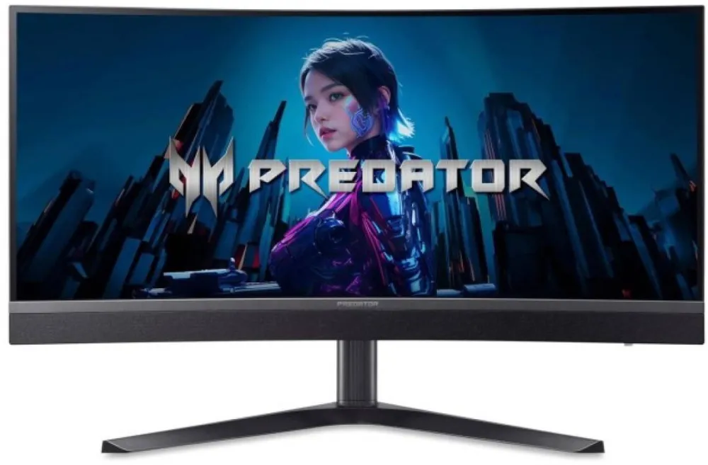 Monitor Acer Predator X34 V3 (X34V3bmiiphuzx), gaming - 34 - black, UWQHD,VA, USB-C, AMD Free Sync Premium, Mini-LED, 180Hz panel