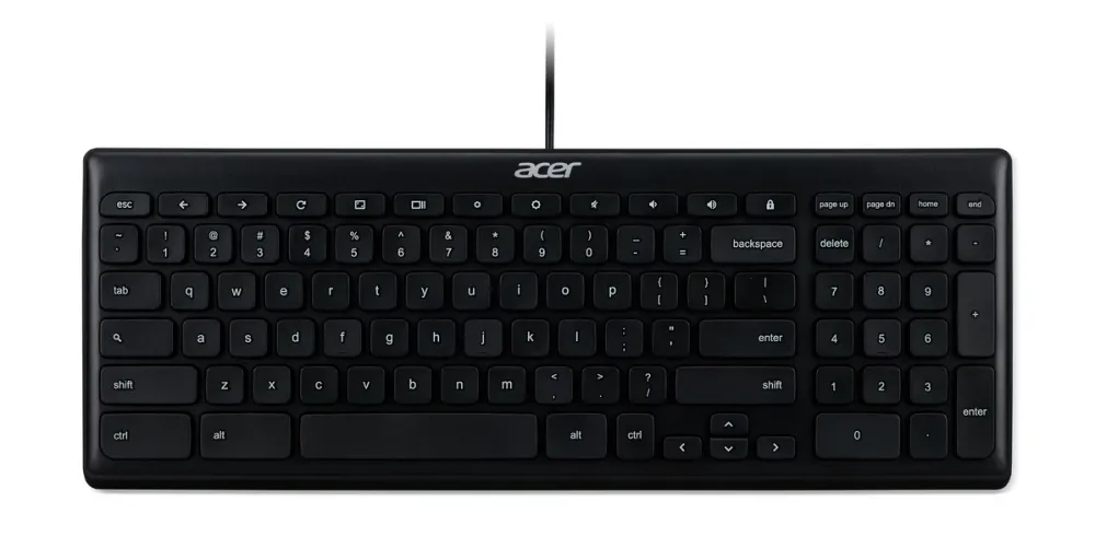 Tastatura Acer Acer Wired Keyboard AKW900 Win Black, US int