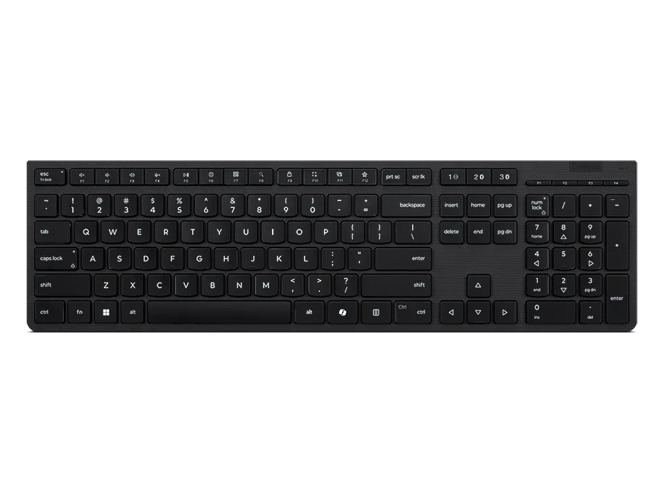 Tastatura Lenovo Lenovo Professional Wireless Rechargeable Keyboard AI Estonian