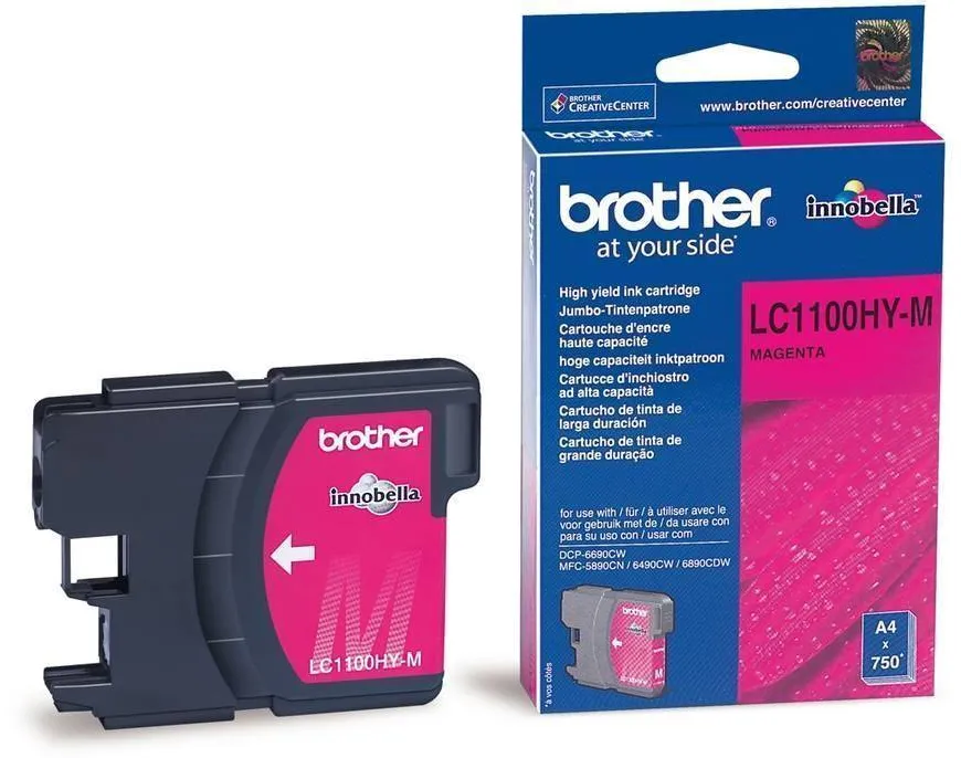 Cartus Imprimanta Brother LC1100 High Yield Magenta