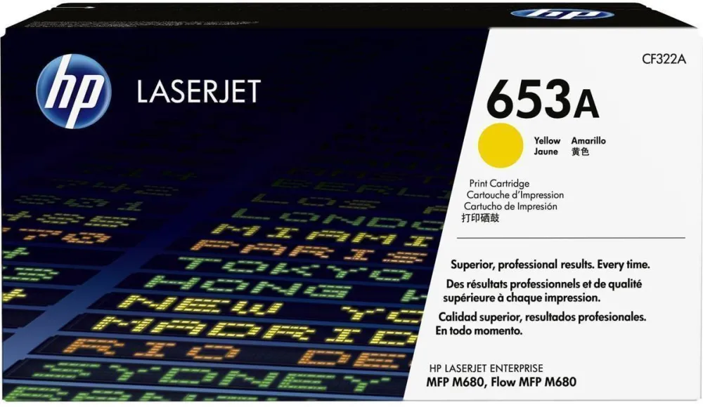 Toner imprimanta HP YELLOW NR.653A CF322A 16K ORIGINAL LASERJET M680