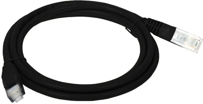 Accesoriu Retea A-LAN KKU5CZA0.5 networking cable 0.5 m Cat5e U/UTP (UTP) Black