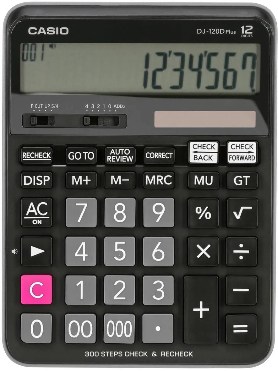 CASIO Calculator de birou DJ-120D Plus
