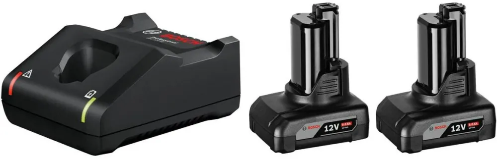 BOSCH 2x 6.0Ah, GAL 12V-40