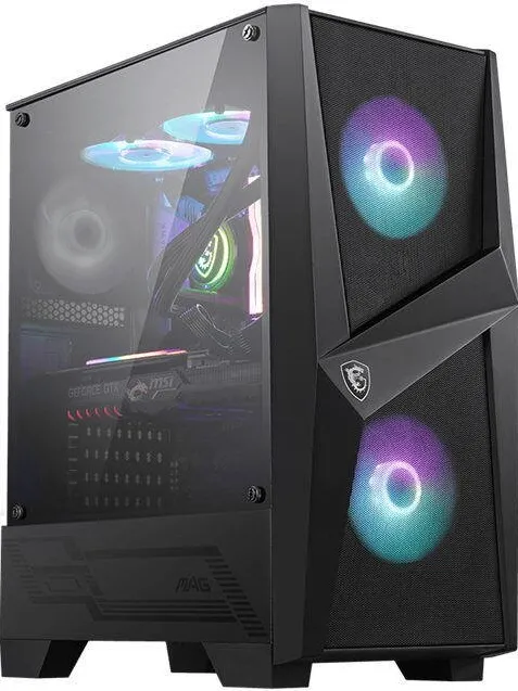 Carcasa PC MSI Midi MAG Forge 100R (B/Tempered Glas/RGB Fan)