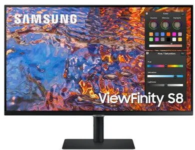 Monitor Samsung ViewFinity S8 LS32B800PXPXEN 32 inch UHD IPS 5 ms 60 Hz USB-C HDR
