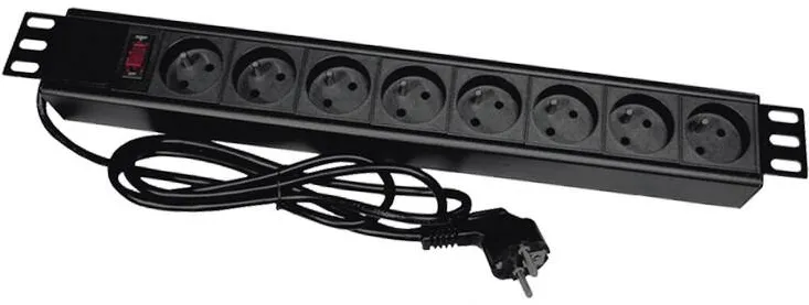 Accesoriu Retea Alantec PZ081U3M power extension 3 m 8 AC outlet(s) Indoor Black