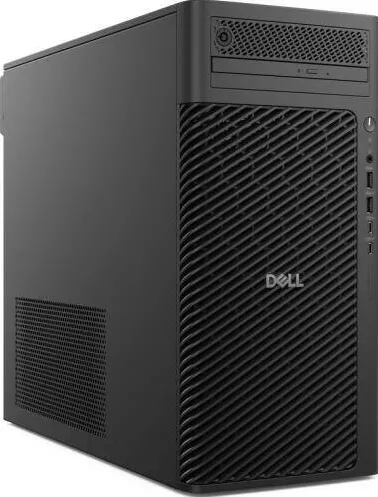 Sistem desktop Dell Pro Max Tower T2,Intel Core Ultra 7 265K(30MB cache/20cores/20threads/3.3 GHz to 5.5 GHz),32GB(2x16)5600MT/s DDR5,1TB SSD TLC,2TB(3.5)7200 RPM HDD,NVIDIA RTX 2000 ADA/16GB,NO Wi-Fi,Dell Mouse-MS116,Dell Keyboard-KB216,Win11Pro,1500W