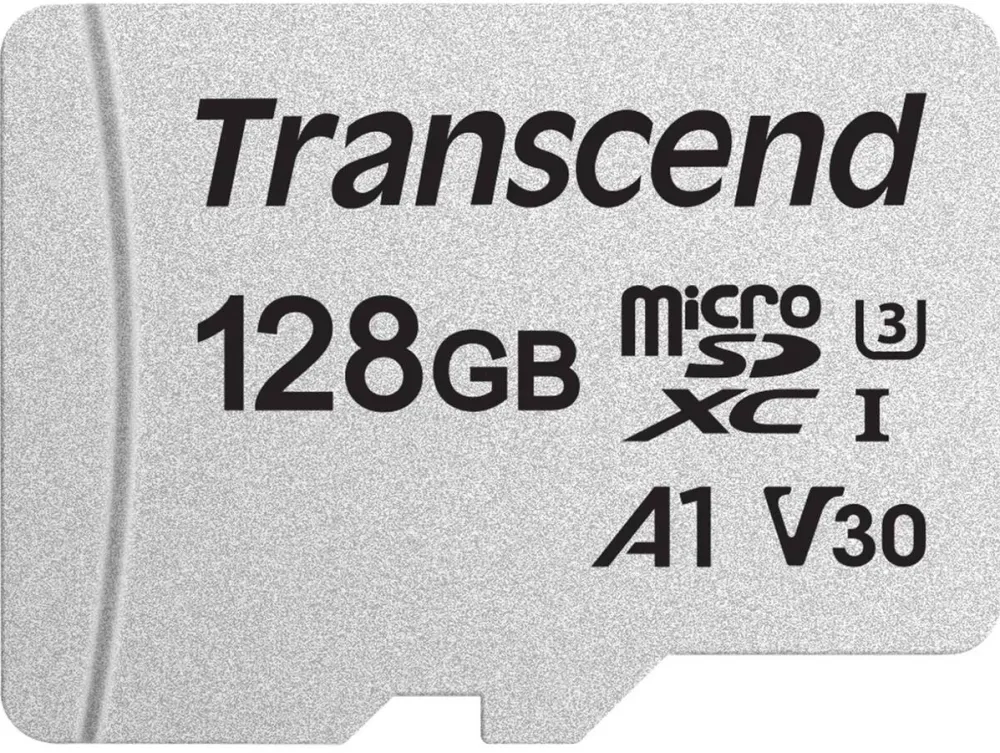 Card de Memorie Transcend microSDXC 300S   128GB Class 10 UHS-I U3 V30 A1