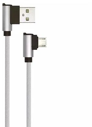 V-TAC Cablu micro USB 1M diamond edition - argintiu