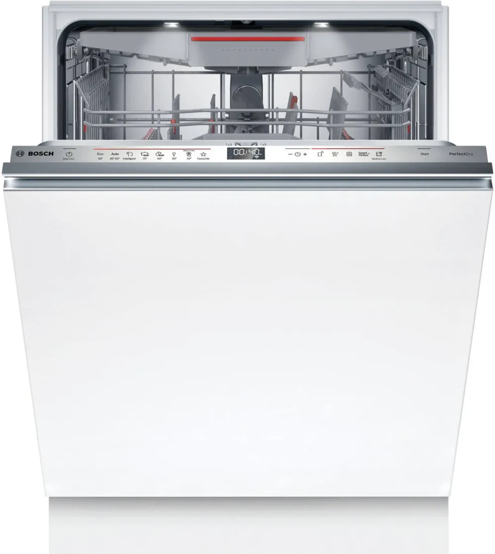 BOSCH Masina de spalat vase incorporabila Bosch SBV6ZCX16E, 14 seturi, 8 programe, PerfectDry, EcoSilence Drive, Sistem Rackmatic, Tab-count, TimeLight, EmotionLight, Silence Pro, Home Connect, 60 cm, Clasa B