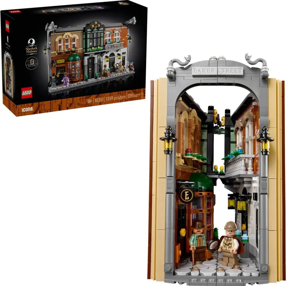 LEGO ICONS 10351 Sherlock Holmes: Book nook