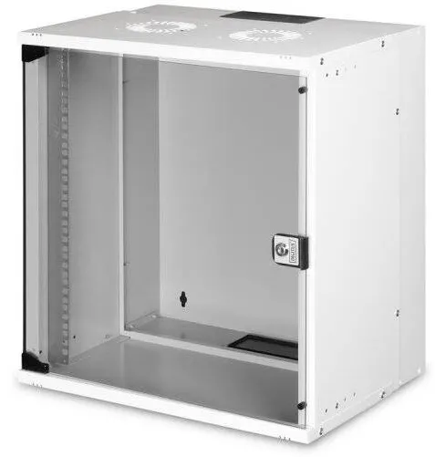 Cabinet metalic Digitus Dulap metalic suspendat DIGITUS SOHO PRO, 12U, usa cu sticla, gri, 595x540x400mm