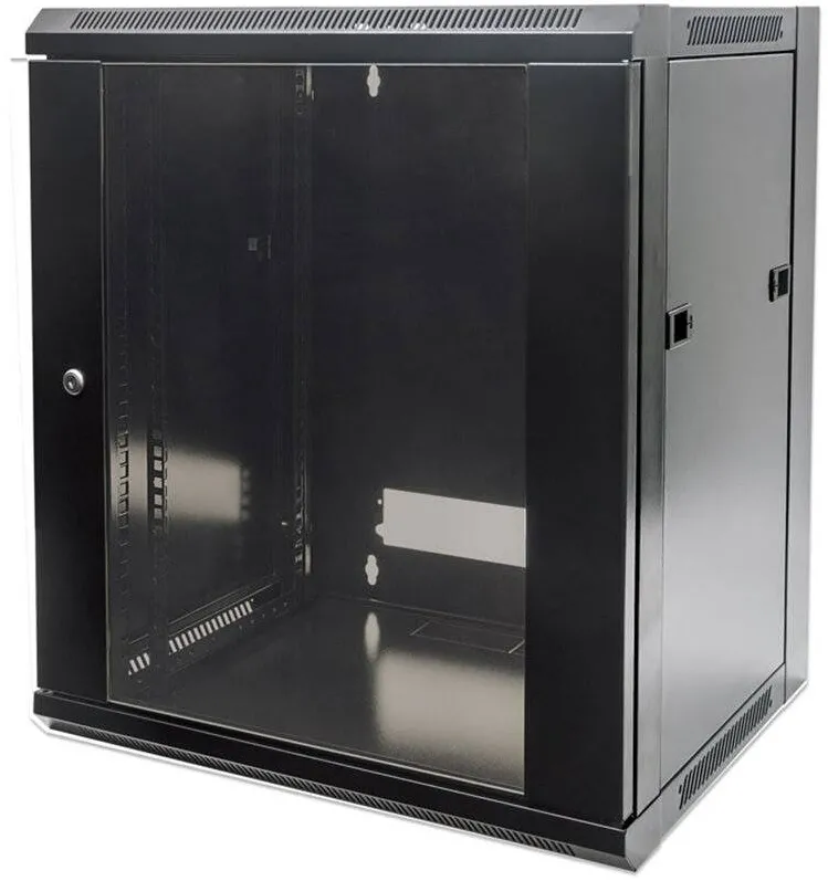 Cabinet metalic Intellinet Cabinet rack metalic, Intellinet, 19", 15U, 770x570x600mm, Negru