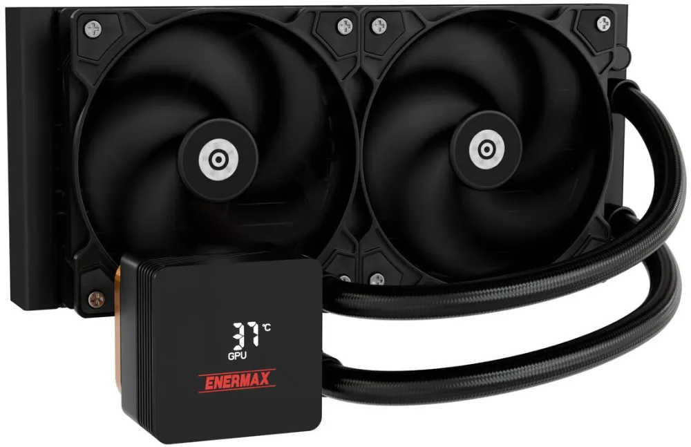 Cooler Enermax Cooler, Enermax, AIO, Liqmax IV, 240mm, Support 370W TDP, Intel / AMD, magnet Display, Software