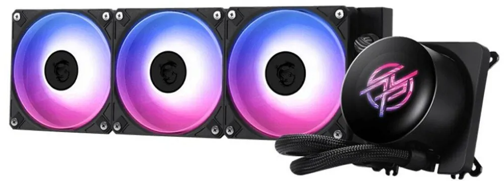 Cooler MSI MPG CORELIQUID P13 360, Racire cu lichid, AIO 360mm, ARGB, Intel/ AMD, Negru
