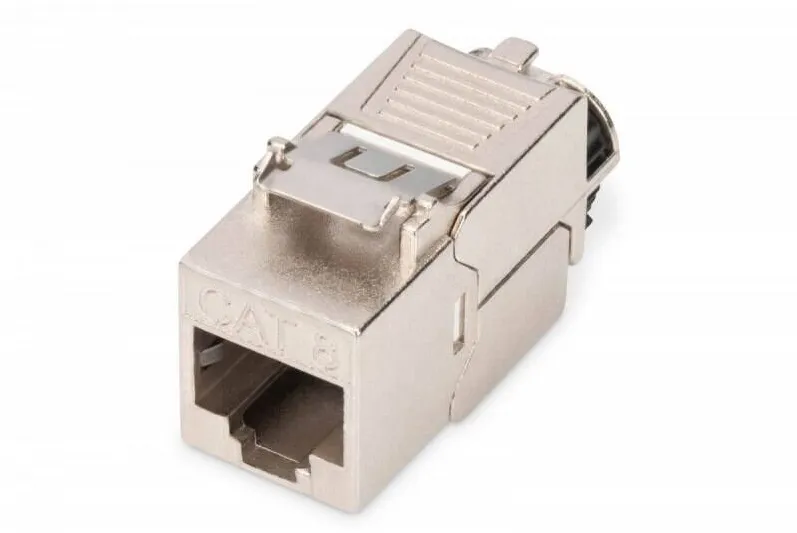Accesoriu Retea Digitus Cupla conector modul Keystone, Digitus, RJ45, Cat 8.1, STP, Argintiu