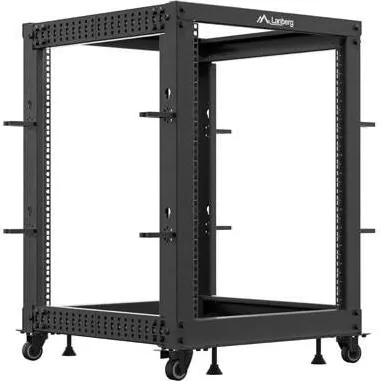 Rack LANBERG Cabinet deschis 19", Lanberg, 15U, 600x600-1100, negru