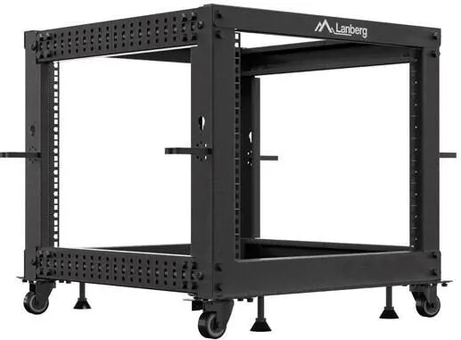 Rack LANBERG Rack deschis 19"/9U, Landberg, 600x600x1100mm, reglabil, negru