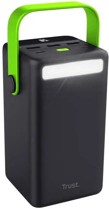 TRUST Acumulator extern XXL Trust REDOH 50.000 mAh, PD 18W, 2xUSB-A, 1XUSB-C, 1Xmicro-USB, Negru