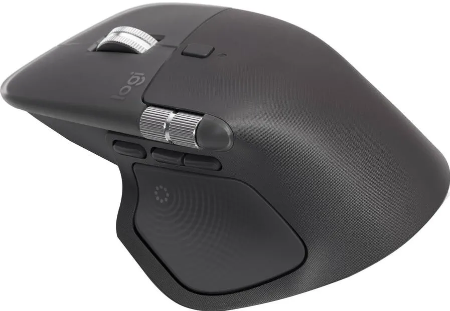 Mouse LOGITECH Mouse MX Master 4 - 8K DPI MagSpeed Scrolling Logi Bolt Receiver, Bluetooth Graphite, for Business