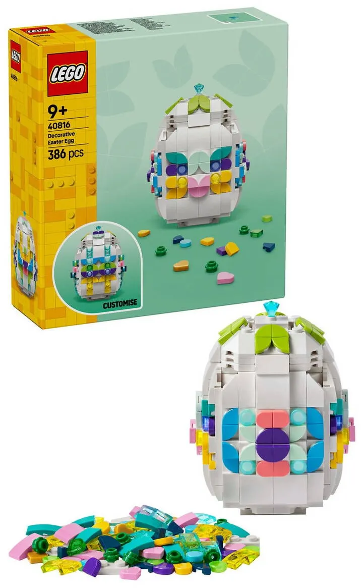 LEGO® Iconic - Ou de Paste decorativ 40816, 386 piese