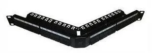 Accesoriu Retea AGINODE Patch Panel 19inch Nexans, 24 porturi, Negru