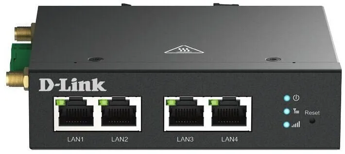 Router Wireless D-Link Router D-Link DWM-314-T, 4G, 4 porturi Ethernet, negru, 115x99x31mm