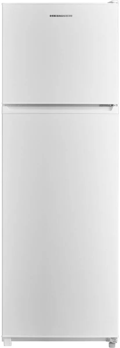 HEINNER Frigider Cu Doua Usi Heinner HF-M294E++, 294l (225+69), Clasa Energetica E, Termostat Ajustabil, Lumina Led, Rafturi De Sticla, Alb