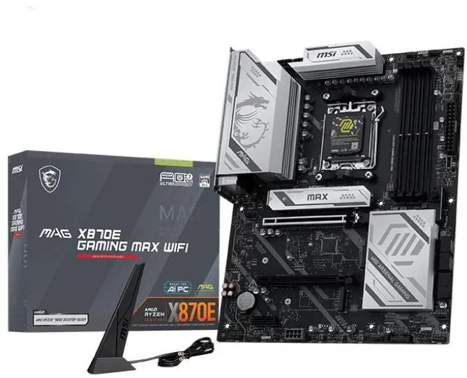 Placa de Baza MSI Placa de baza MSI MAG X870E GAMING MAX WIFI, Gniazdo AM5, DDR5, 256 GB, Negru, ATX