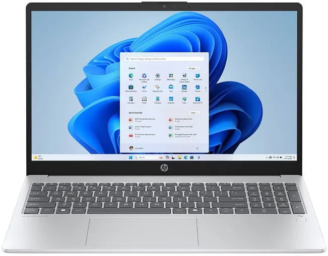 Laptop HP Laptop HP OmniBook 15-fn0006nn cu procesor AMD Ryzen™ AI 7 350 pana la 5.0GHz, 15.6", Full HD, 16GB DDR5 RAM, 1TB SSD, AMD Radeon™ 860M Graphics, Windows 11 Home, Glacier Silver