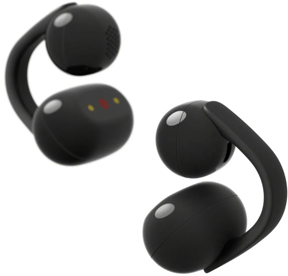 Casti Bluetooth Sony Casti Open-Ear Sony LinkBuds Clip WF-LC900B, True Wireless, Bluetooth, Fast Pair, IPX4, AI Voice Assist, Tap Control, 3 Moduri de Ascultare, Autonomie 37 ore, iOS si Android, Negru