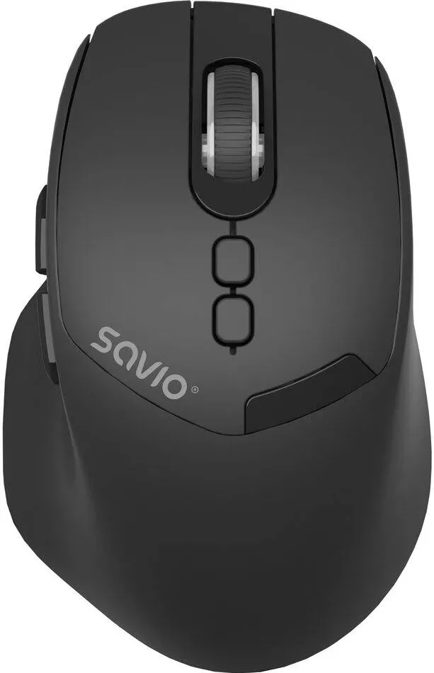 Mouse SAVIO Savio MB-06, wireless, 3800 DPI, negru, 110x72x42mm