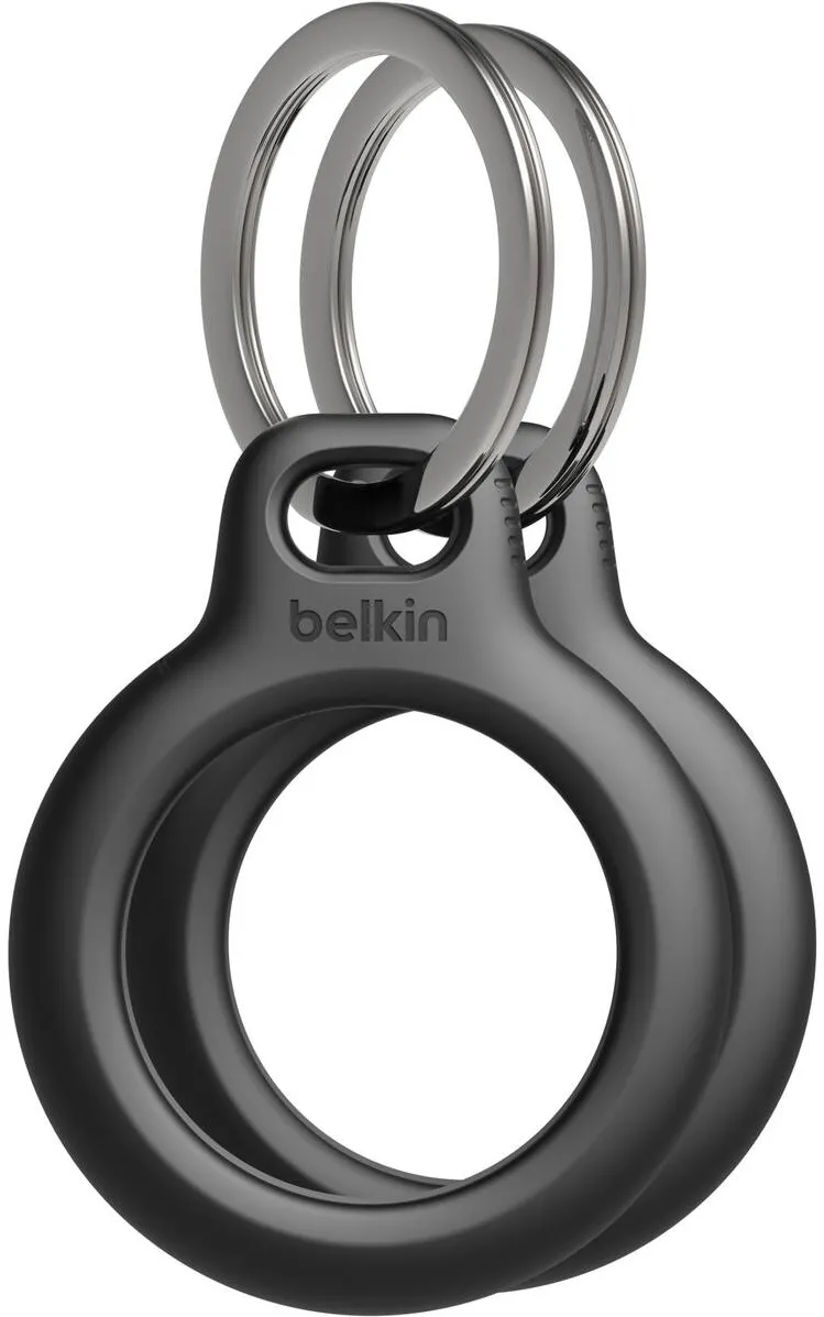 BELKIN Suport securizat Belkin cu inel pentru AirTag Apple, 2 bucati, Negru
