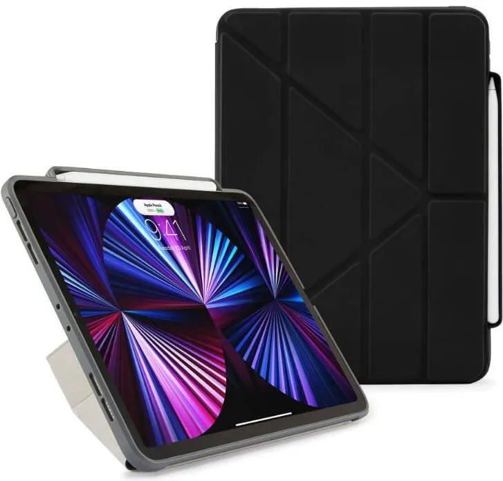 Pipetto Limited Husa Pipetto pentru iPad 11 Pro, 2021/2020/2018, Negru