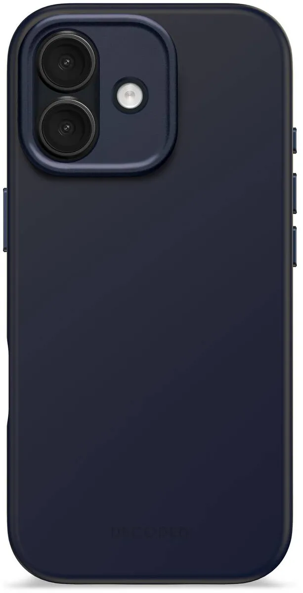 Decoded Husa din Silicon Antimicrobian DECODED pentru iPhone 17 - True Navy