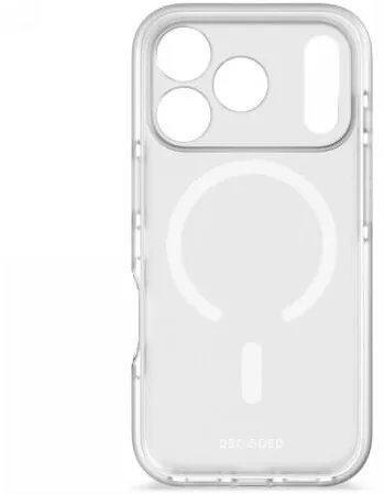 Decoded Carcasa Decoded DropTec Transparent Backcover cu MagSafe compatibila cu iPhone 17 Pro, Matte Clear