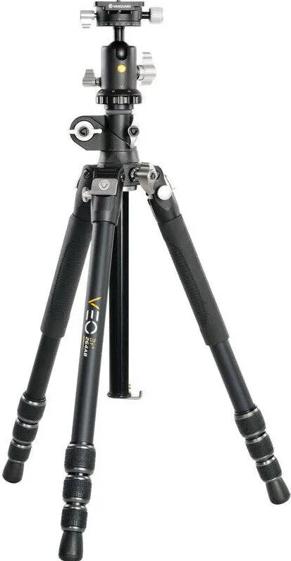 VANGUARD Trepied VEO3T+ 264AB, Cap sferic cu doua axe, Inaltime maxima extinsa 156 cm / 61.42 inch, Aluminiu