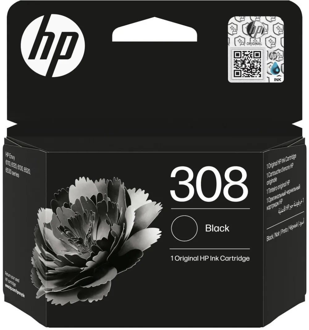 Cartus Imprimanta HP 308, negru, 160 pagini